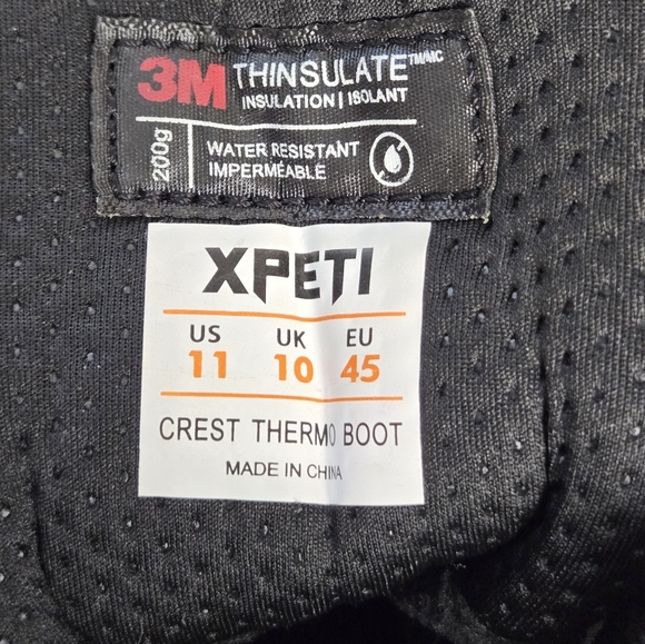 XPeri Black Hiking Boots with Gaiters main image 14